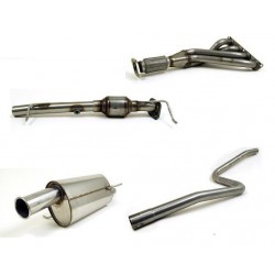 Piper Exhaust Ford Fiesta MK6 1.25 1.4 16v Steel Full System sports cat- A/B/C/D, Piper Exhaust, TFIE10CS ABC